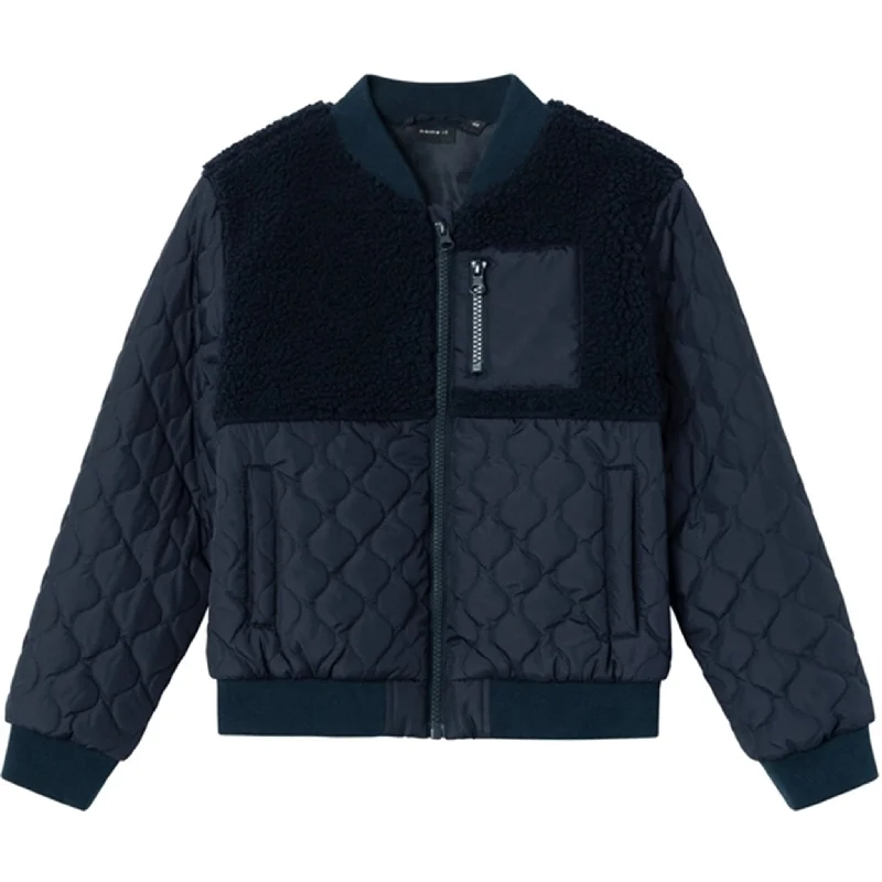 Name it Dark Sapphire Member Quilted Jacket