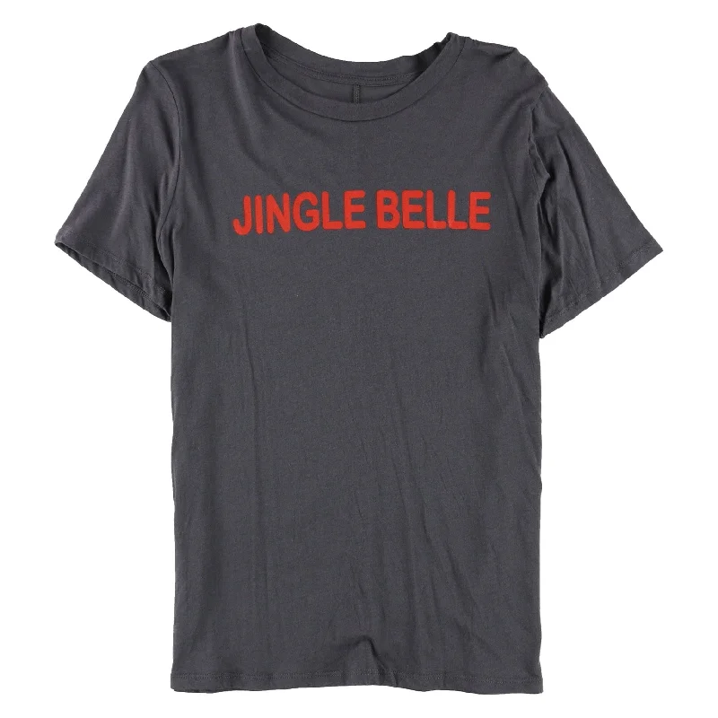 Carbon Copy Womens Jingle Bells Graphic T-Shirt