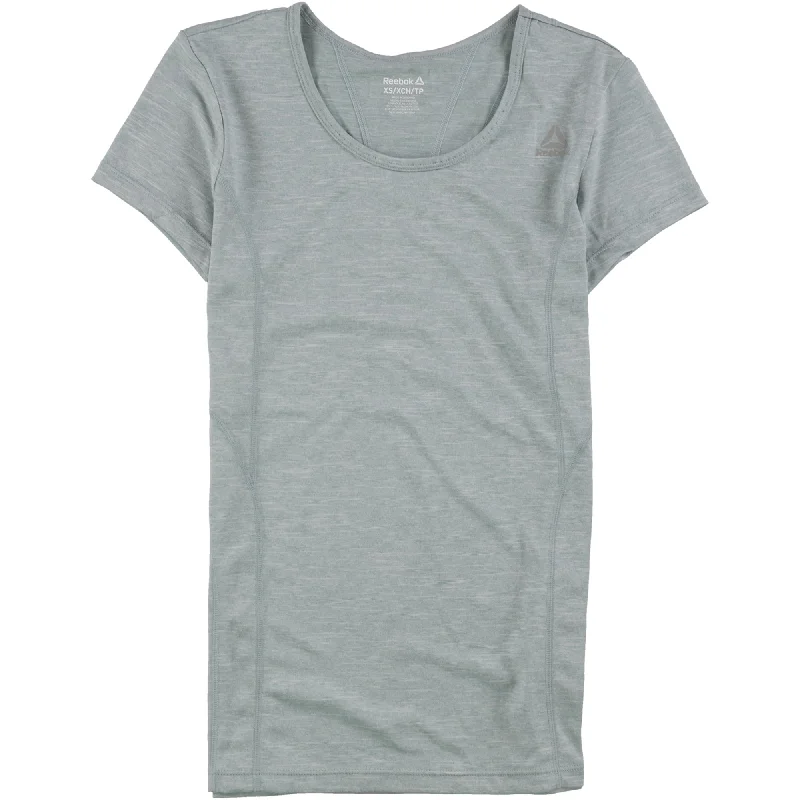 Reebok Womens Varigated Heathered Basic T-Shirt