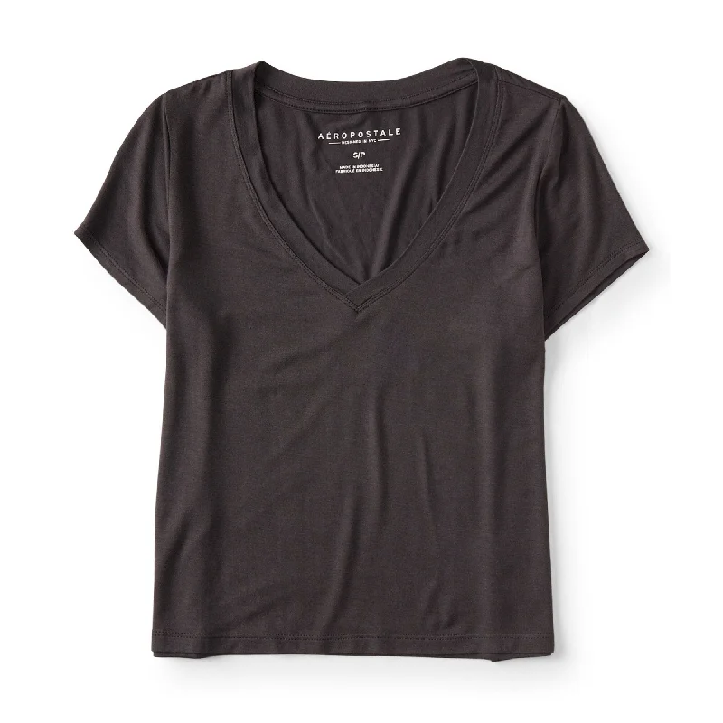 Aeropostale Womens Baby Basic T-Shirt