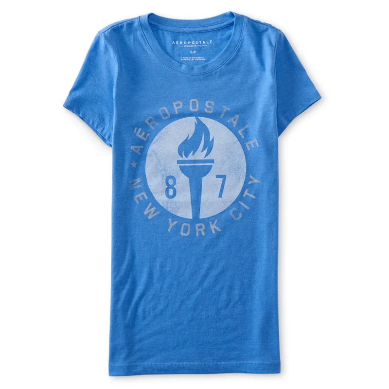 Aeropostale Womens Nyc Liberty Torch Graphic T-Shirt