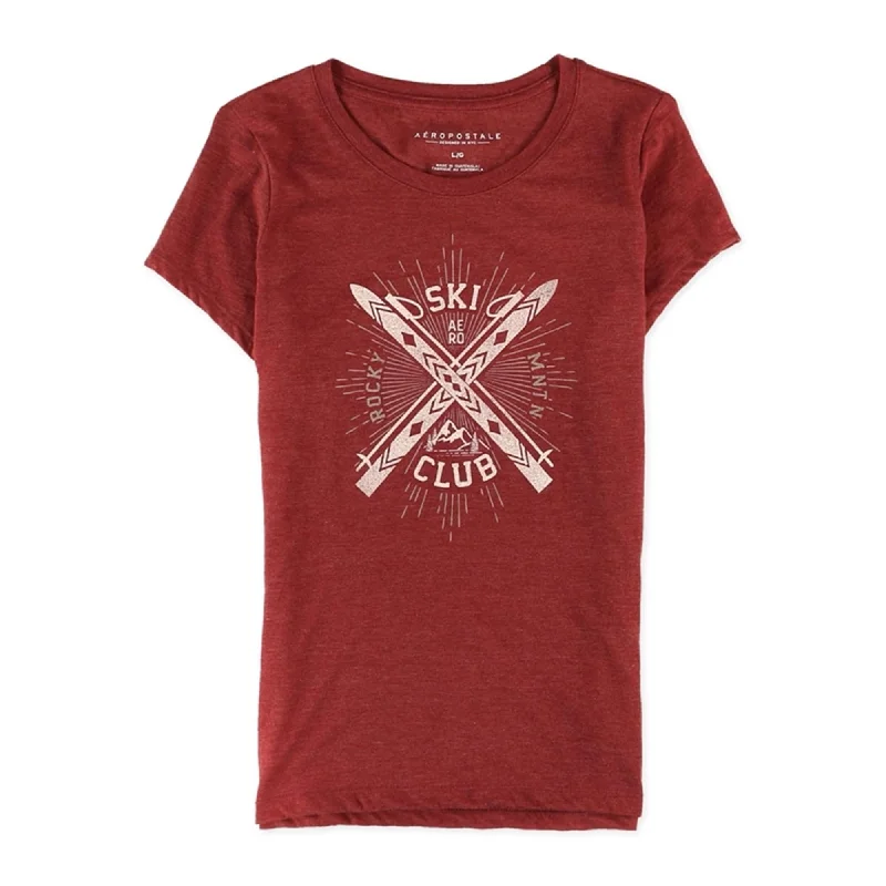 Aeropostale Womens Ski Club Graphic T-Shirt