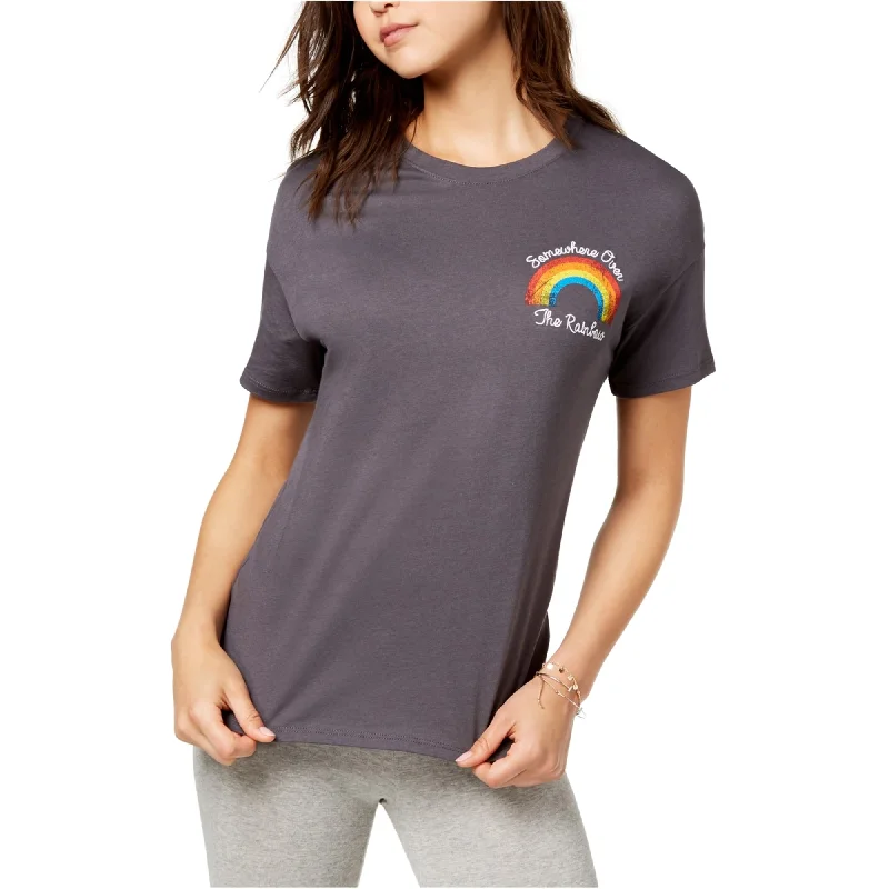 Carbon Copy Womens Rainbow Graphic T-Shirt