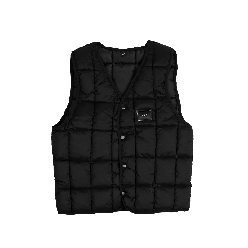 ABC PUFF VEST (BLACK)