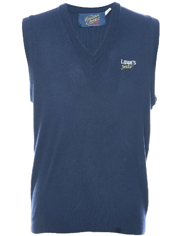 Sweater Navy Vest - XL