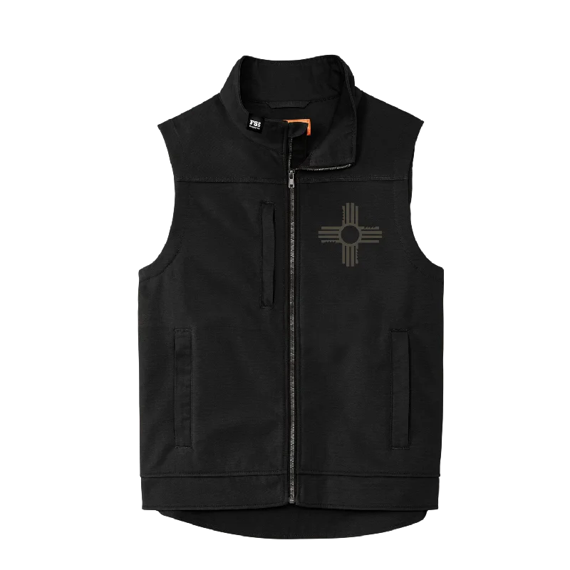 Zia Embroidered Canvas Vest