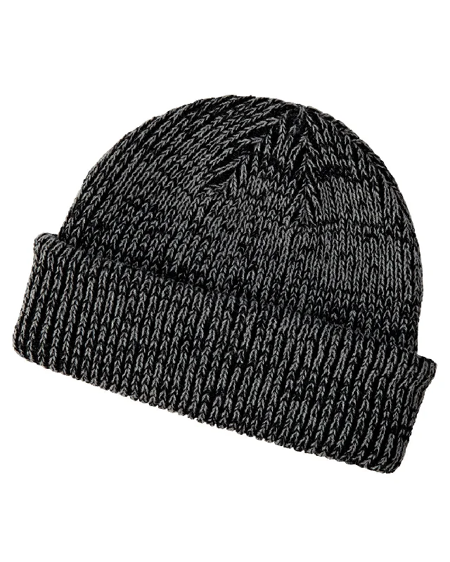 Big Accessories BA524 Ribbed Marled Beanie