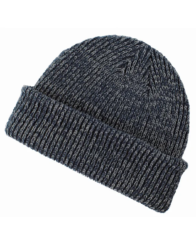 Big Accessories BA524 Ribbed Marled Beanie