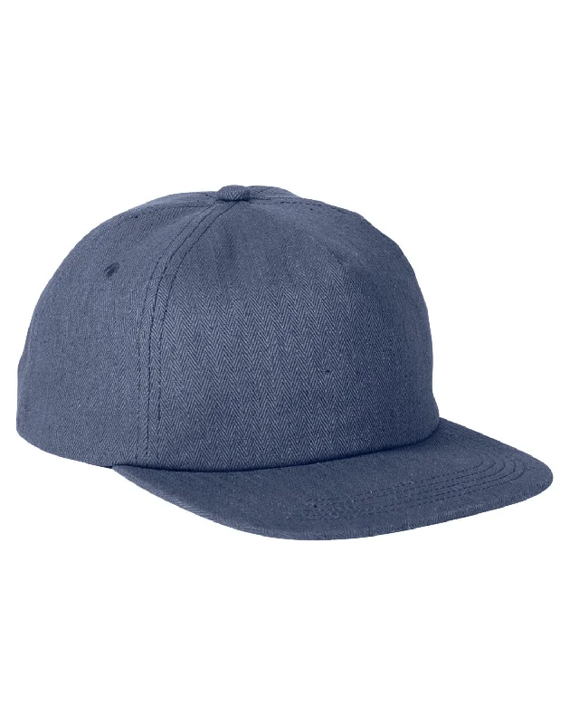 Big Accessories BA615 Squatty Herringbone Cap