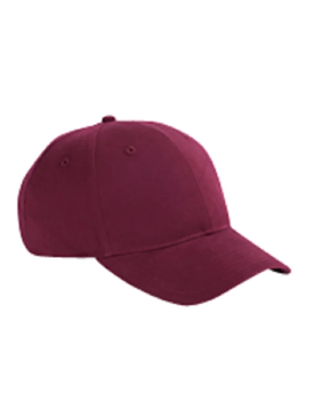 Big Accessories BX002 6-Panel Brushed Twill Structured Cap