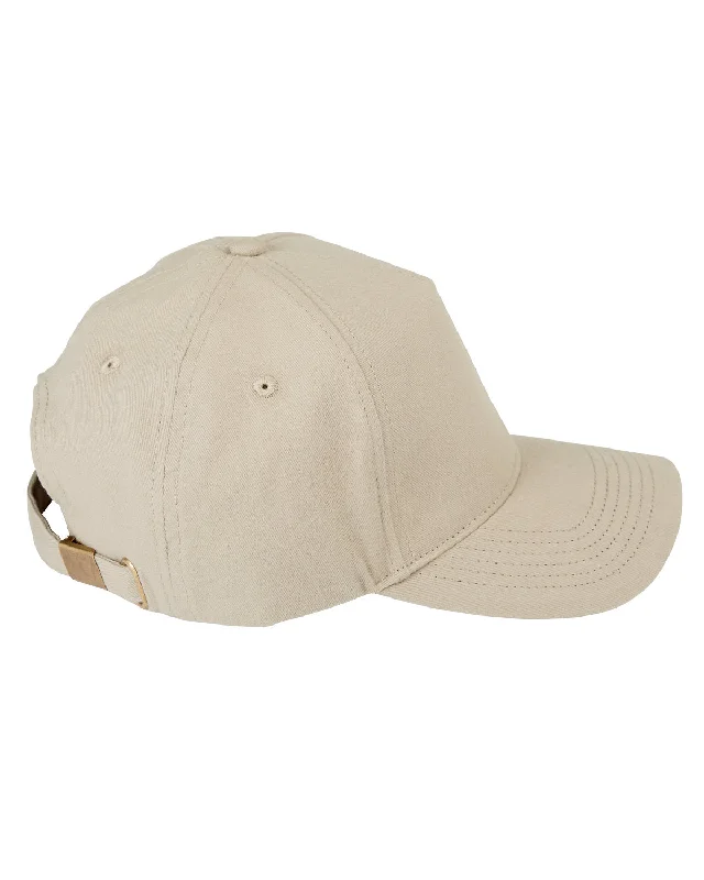 Big Accessories BX034 5-Panel Brushed Twill Cap