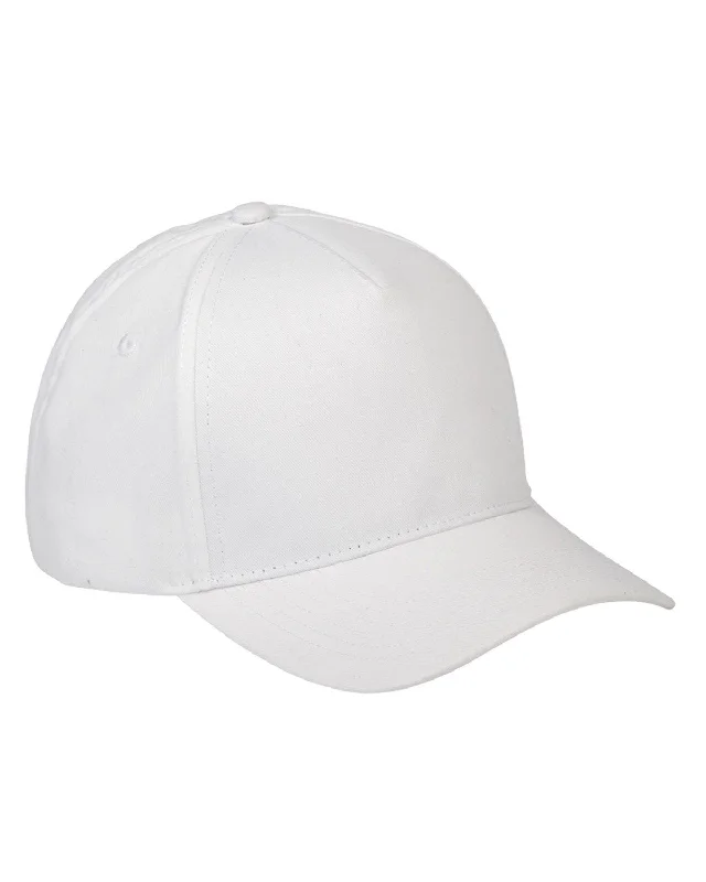 Big Accessories BX034 5-Panel Brushed Twill Cap