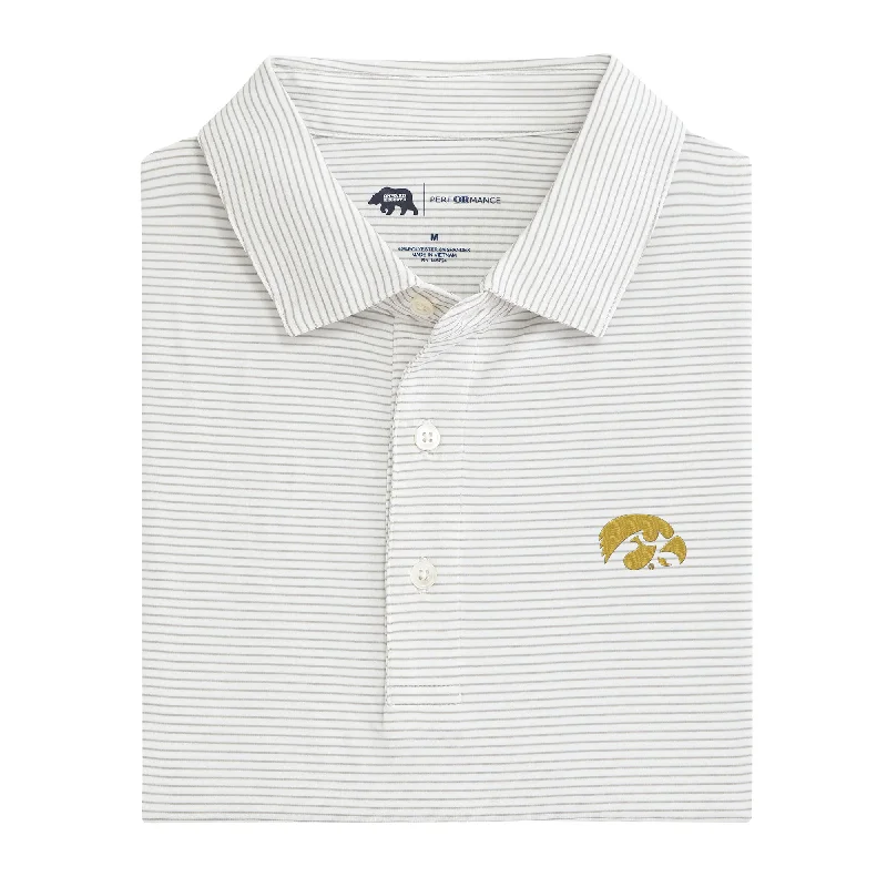 Birdie Stripe Iowa Performance Polo