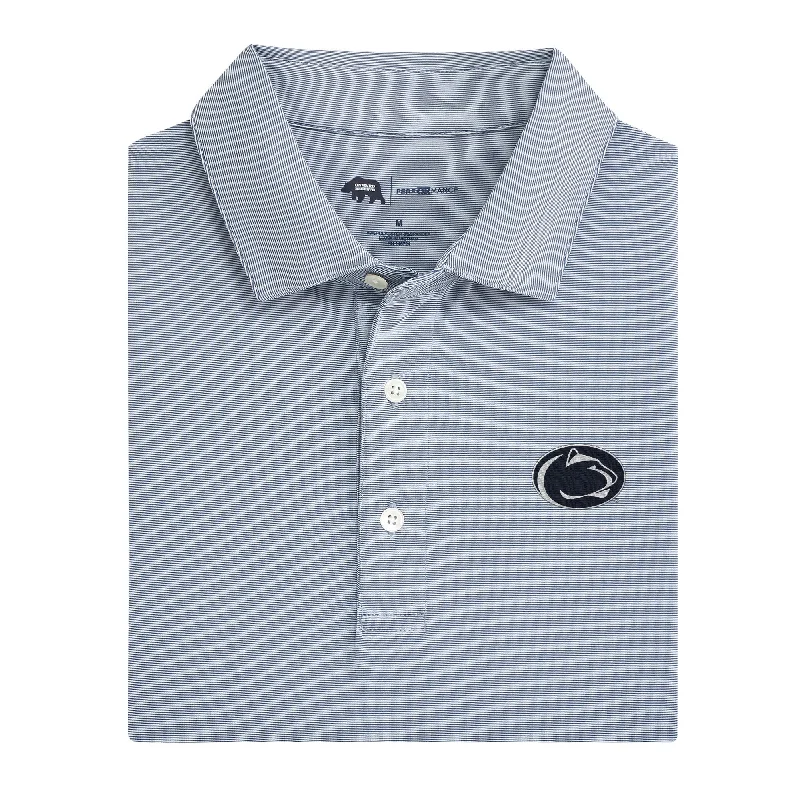 Hairline Stripe Penn State Performance Polo