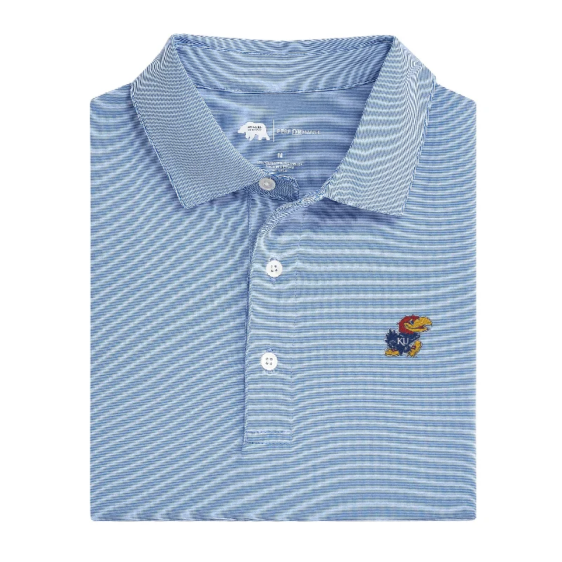 Hairline Stripe Kansas Performance Polo