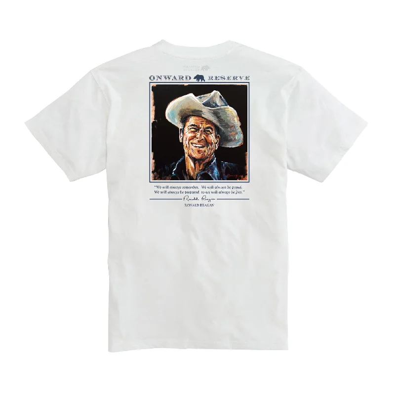 Knox Cowboy Reagan Short Sleeve Tee - White