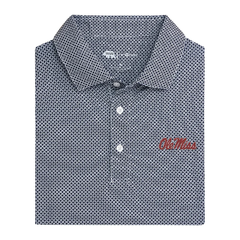 Ole Miss Scope Printed Performance Polo - Naval Academy