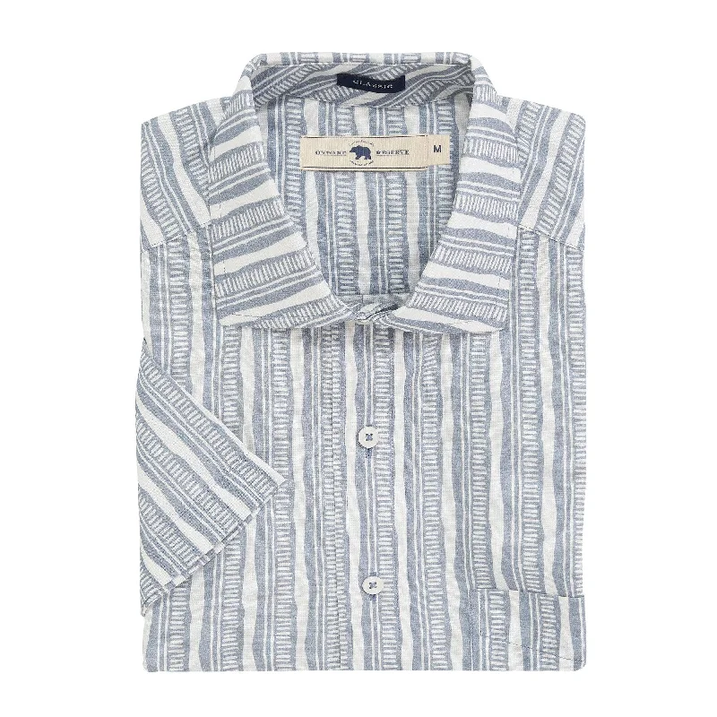 Reef Linen Blend Short Sleeve Shirt