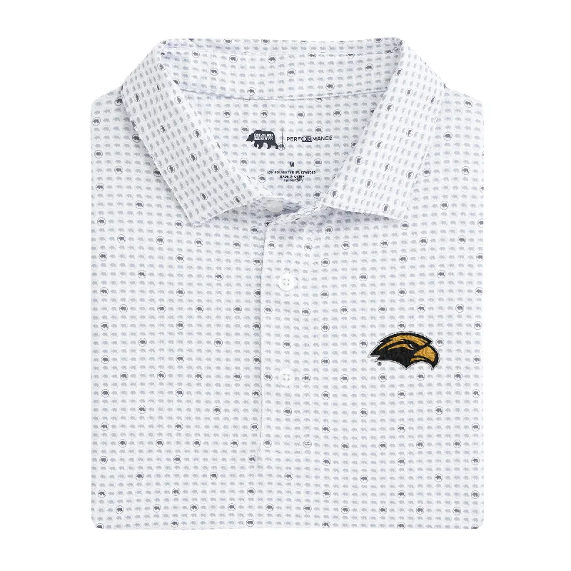 Southern Miss Tour Logo Printed Performance Polo