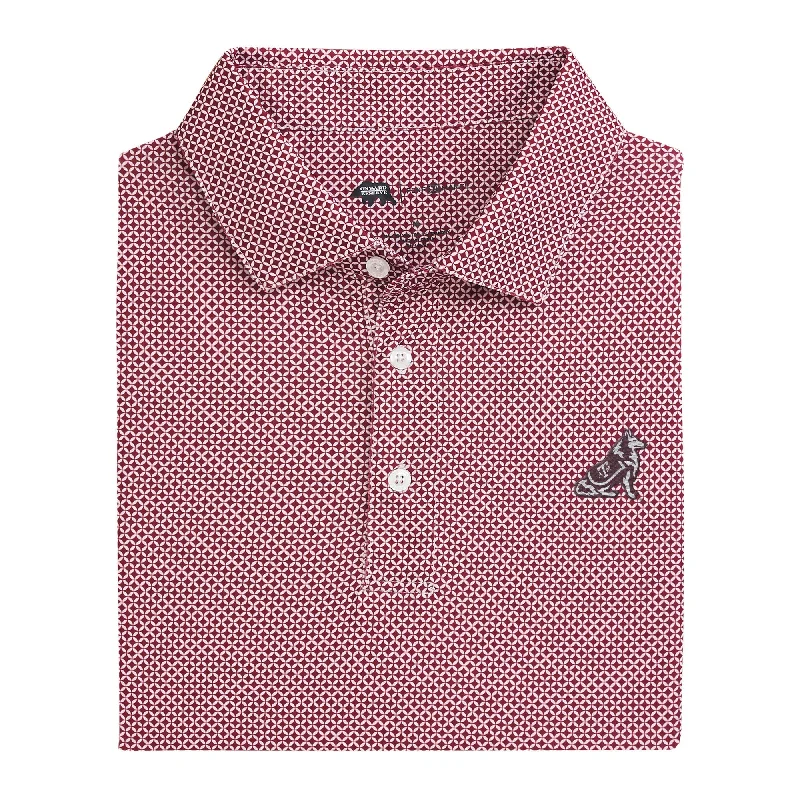 Texas A&M Scope Printed Performance Polo - Maroon