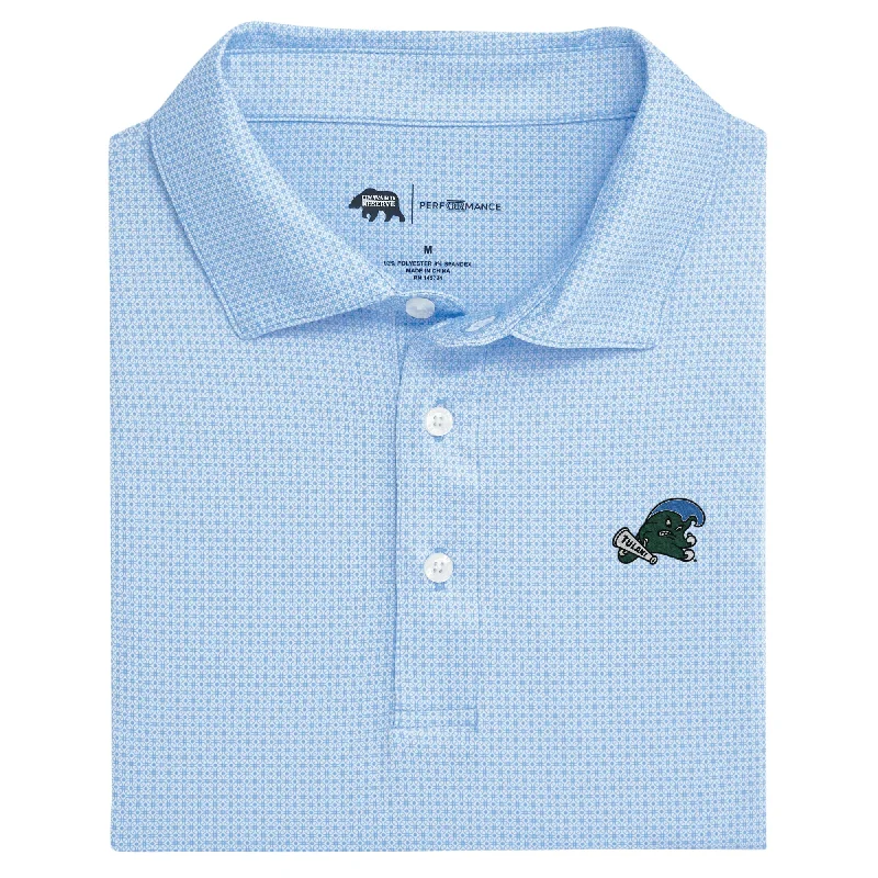 Tulane Range Printed Performance Polo