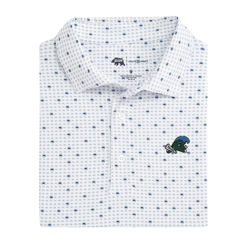 Tulane Tour Logo Printed Performance Polo