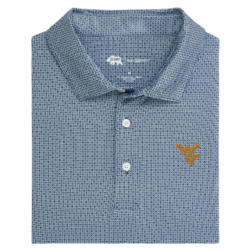 West Virginia Range Printed Performance Polo