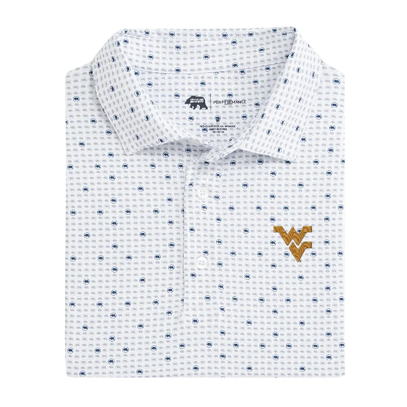 West Virginia Tour Logo Printed Performance Polo