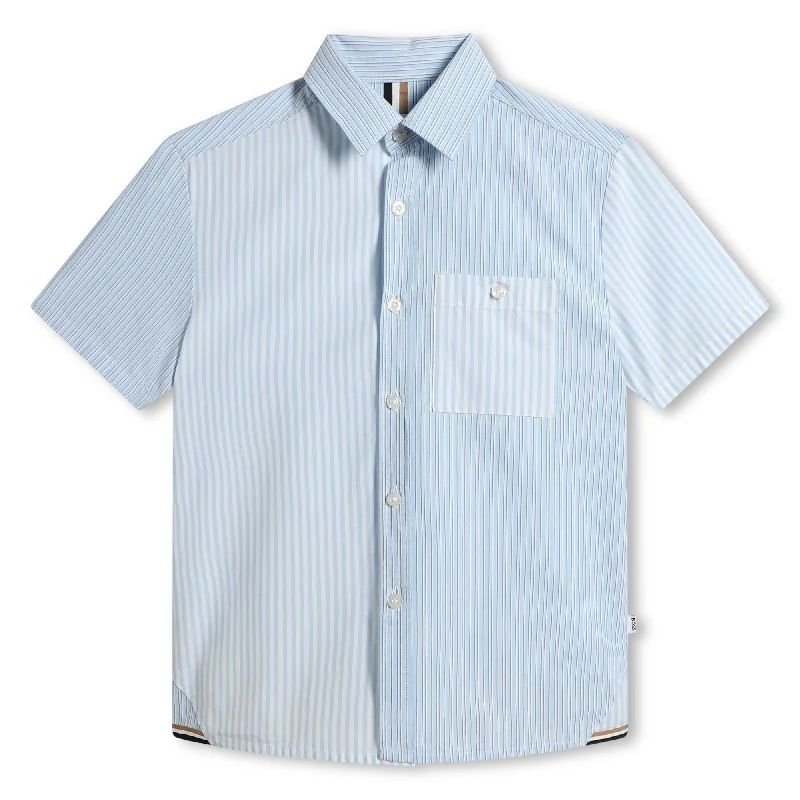 Blue Short Sleeve Shirt