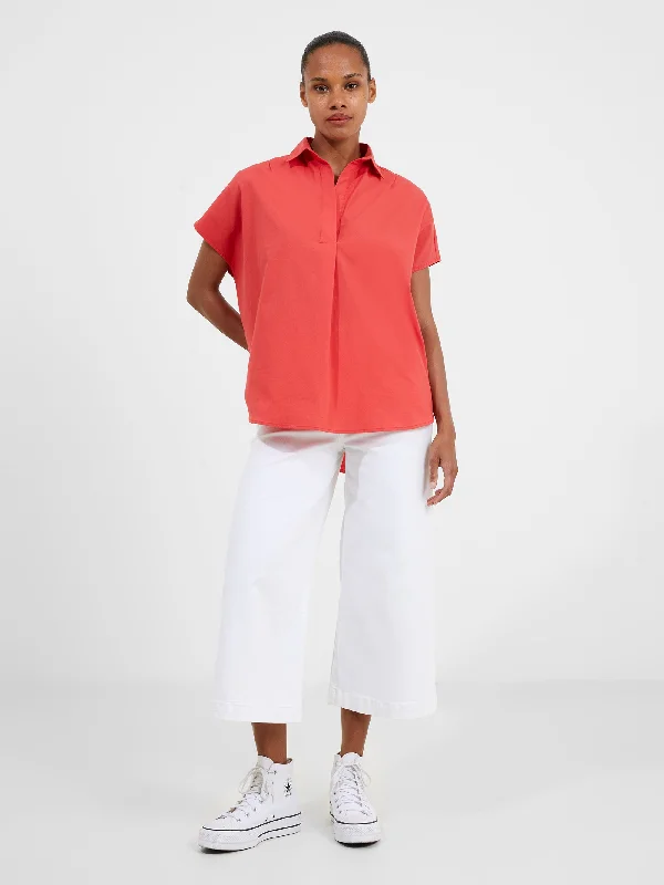 Vee Collar Short Sleeve Shirt