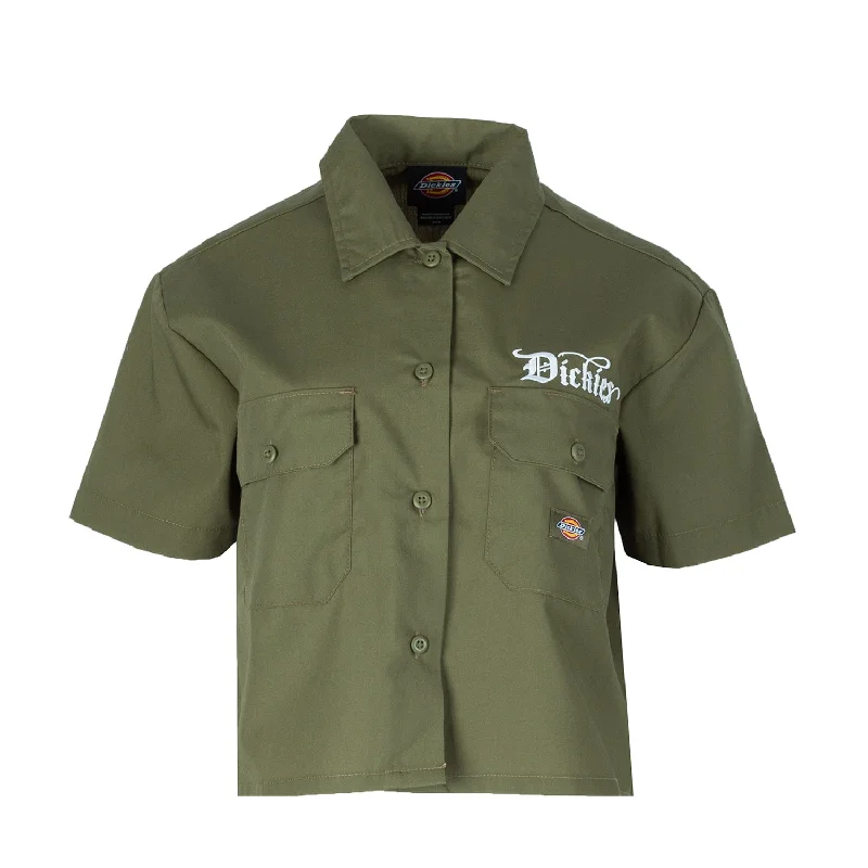 Cropped Work Shirt - Womens